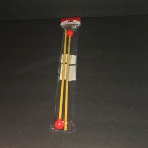 NOS RHYTHM BAND INSTRUMENTS #RB-2314 RUBBER TIP DRUM MALLETS STICKS